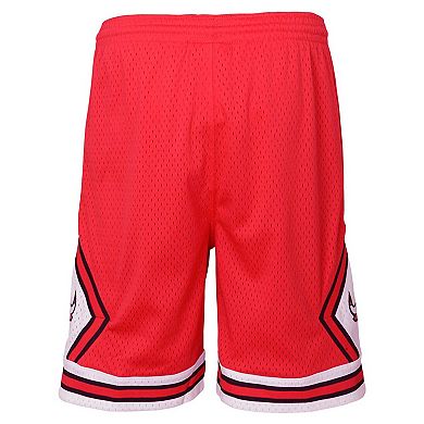 Youth Mitchell & Ness Red Chicago Bulls Hardwood Classics Swingman Shorts