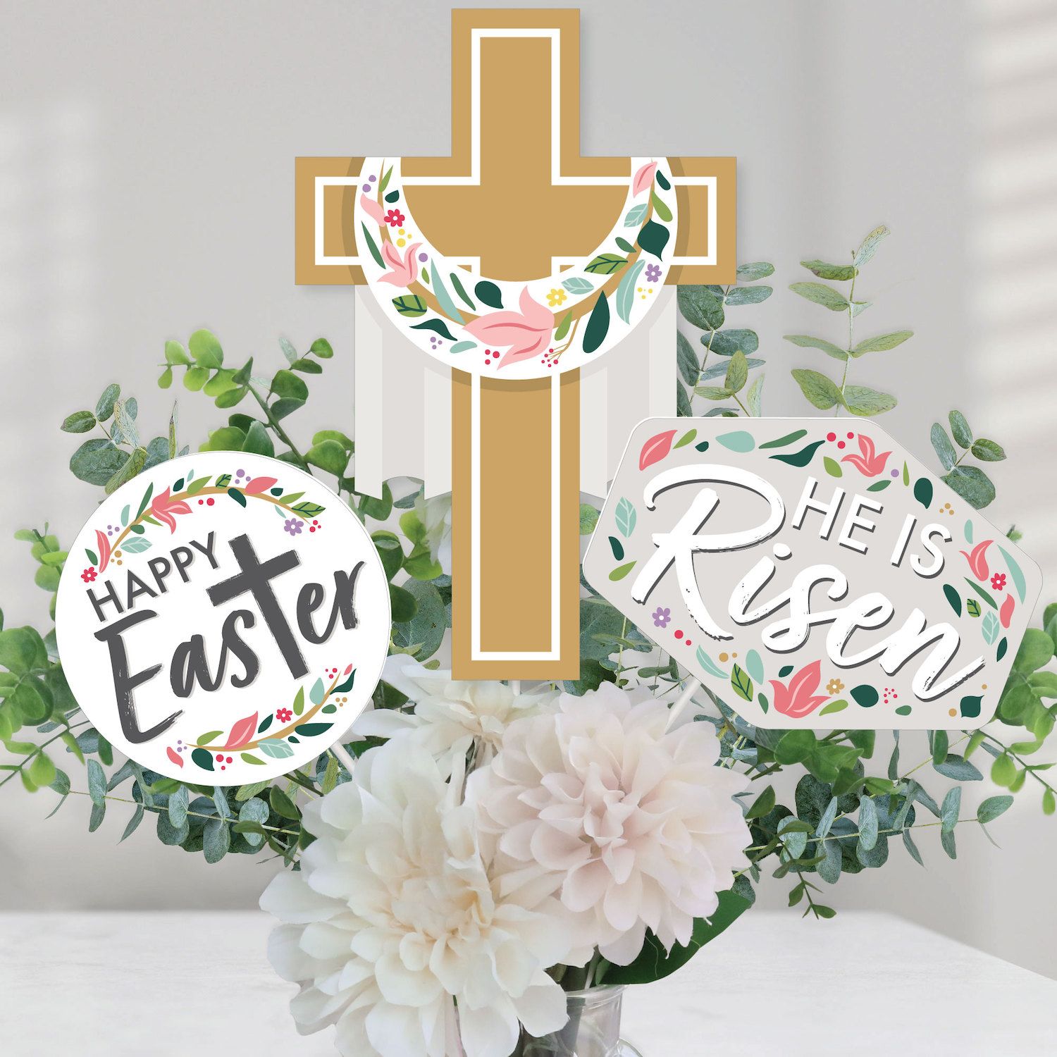 Religious Party Decorations Elegant Cross Party Centerpiece Sticks ...