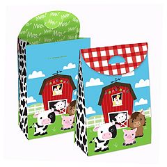 30 Pack Farm Birthday Party Supplies Kids Goodie Bags for Farm Birthday  Party Farm Favor Bags Farm Animal Candy Treat Bags Barnyard Gift Bags for  Farm