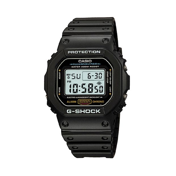 laberinto dosis Previsión Casio Men's G-Shock Illuminator Chronograph Digital Sports Watch -  DW5600E-1V