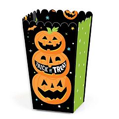 Juvale Pack of 6 Halloween Trash Bags, Small and Medium Sized