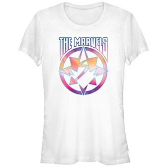 Juniors' The Marvels Crest Graphic Tee