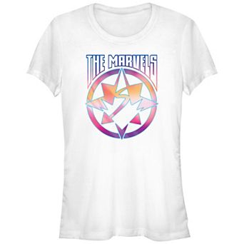 Juniors' The Marvels Crest Graphic Tee