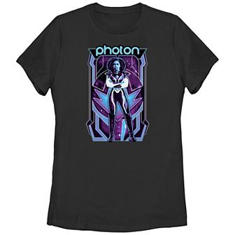Juniors' The Marvels Photon Portrait Graphic Tee