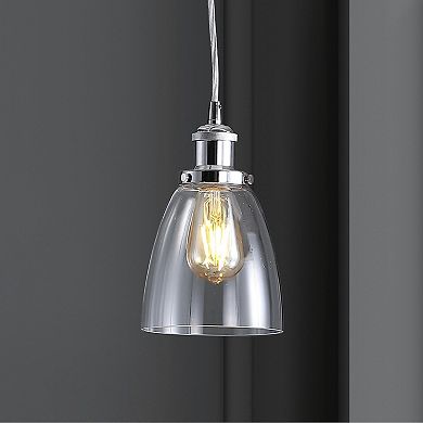 Cleo Adjustable Metal/glass Led Pendant