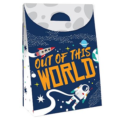 Big Dot Of Happiness Blast Off To Outer Space Baby Shower & Birthday Party Goodie Boxes 12 Ct