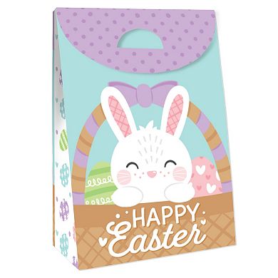 Big Dot Of Happiness Spring Easter Bunny Happy Easter Favor Bags Party Goodie Boxes 12 Ct