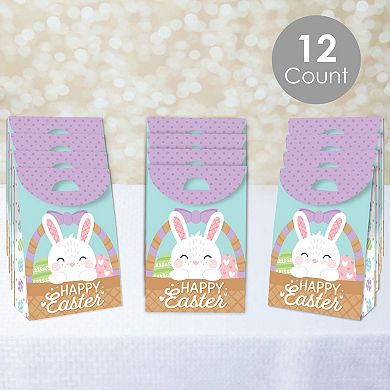 Big Dot Of Happiness Spring Easter Bunny Happy Easter Favor Bags Party Goodie Boxes 12 Ct