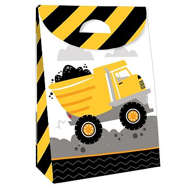 Big Dot Of Happiness Dig It Construction Zone Baby Shower & Birthday Party Goodie Boxes 12 Ct