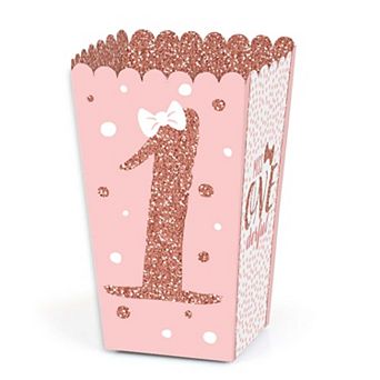 Big Dot Of Happiness 1st Birthday Little Miss Onederful Birthday Favor Popcorn Boxes 12 ct