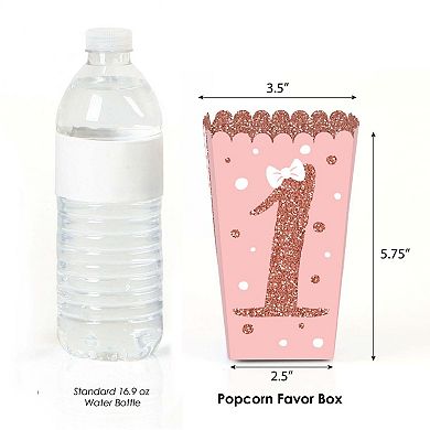 Big Dot Of Happiness 1st Birthday Little Miss Onederful Birthday Favor Popcorn Boxes 12 Ct