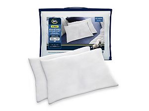 Serta 2-Pack Adjustable Comfort Gel Memory Foam Mini Cushion Pillow Set