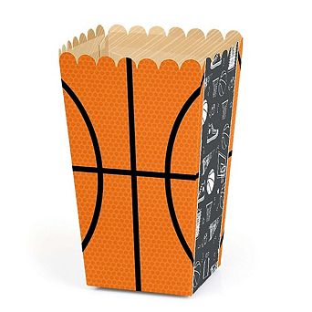 Big Dot Of Happiness Nothin' But Net - Basketball - Party Favor Popcorn Treat Boxes - 12 ct