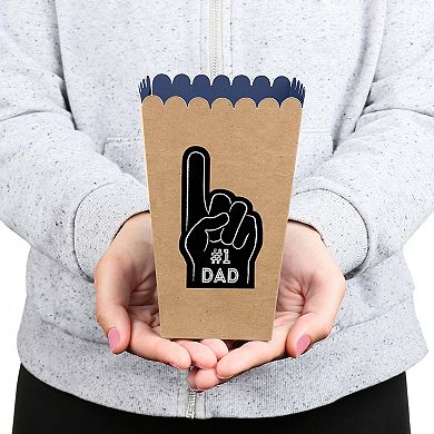 Big Dot Of Happiness My Dad Is Rad - Father's Day Party Favor Popcorn Treat Boxes - Set Of 12