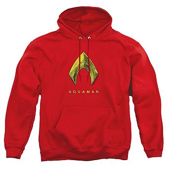 Aquaman Movie Aquaman Logo Adult Pull Over Hoodie