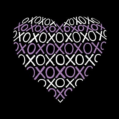 Xoxo Heart - Boy's Word Art Crewneck Sweatshirt
