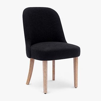 Westintrends Mid-century Modern Upholstered Boucle Dining Chair