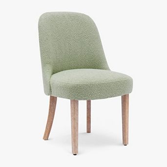 Westintrends Mid-century Modern Upholstered Boucle Dining Chair