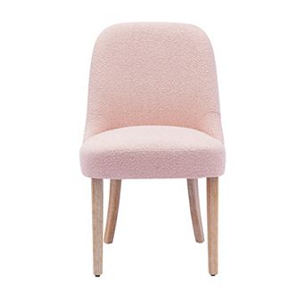 Westintrends Mid-century Modern Upholstered Boucle Dining Chair