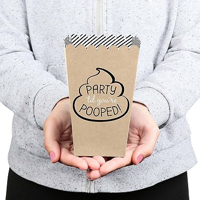 Big Dot Of Happiness Party 'til You're Pooped Poop Emoji Party Favor Popcorn Boxes 12 Ct