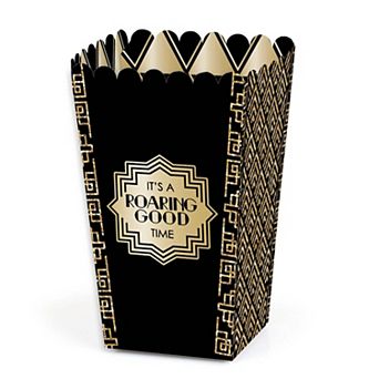 Big Dot Of Happiness Roaring 20's - 1920s Art Deco Jazz Party Favor Popcorn Treat Boxes 12 ct