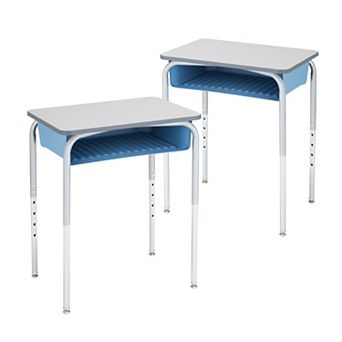Learniture Structure Series Open Front School Desk (2 Pack)