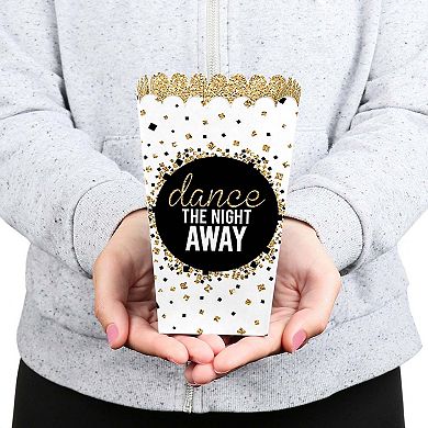 Big Dot Of Happiness Prom - Prom Night Party Favor Popcorn Treat Boxes - Set Of 12