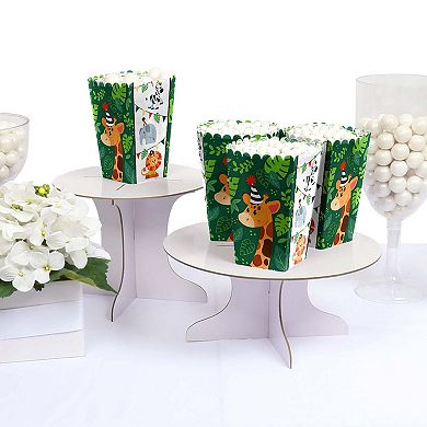 Big Dot Of Happiness Jungle Party Animals Birthday Or Baby Shower Favor Popcorn Boxes 12 Ct