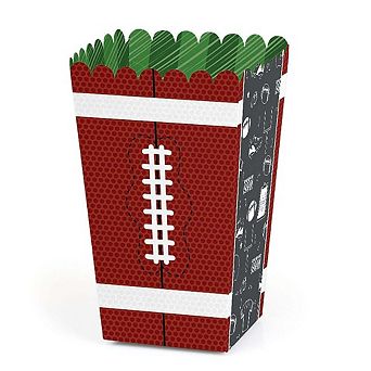 Big Dot Of Happiness End Zone Football Baby Shower Birthday Favor Popcorn Treat Boxes 12 ct