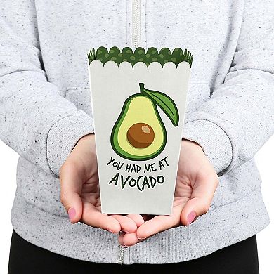 Big Dot Of Happiness Hello Avocado - Fiesta Party Favor Popcorn Treat Boxes - Set Of 12