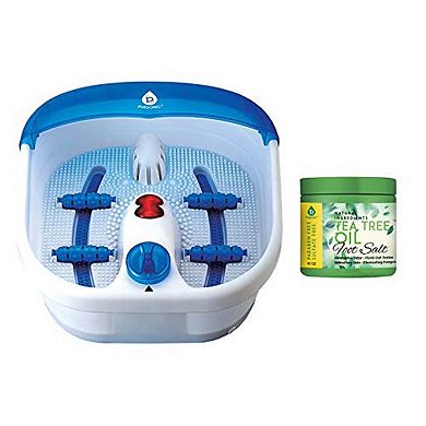 Pursonic Foot Spa Massager with Tea Tree Oil Foot Salt Scrub (Heating Function)
