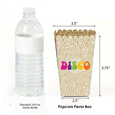 Big Dot Of Happiness 70's Disco - 1970's Disco Fever Party Favor Popcorn Treat Boxes - 12 Ct