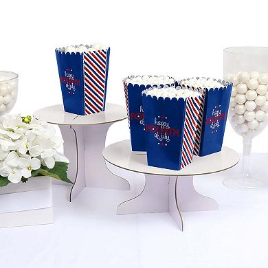 Big Dot Of Happiness 4th Of July - Independence Day Party Favor Popcorn Treat Boxes - 12 Ct