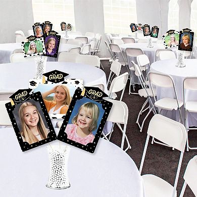 Big Dot Of Happiness Goodbye High School, Hello College Grad Sticks Photo Table Toppers 15 Pc