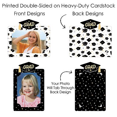 Big Dot Of Happiness Goodbye High School, Hello College Grad Sticks Photo Table Toppers 15 Pc