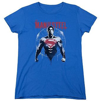 Batman V Superman Super Spray Short Sleeve Womens T-shirt