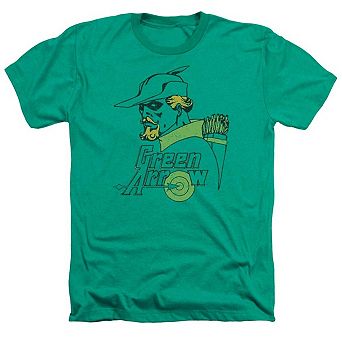 Dc Comics Close Up Adult Heather T-shirt