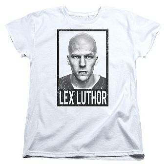 Batman V Superman Luthor Short Sleeve Womens T-shirt