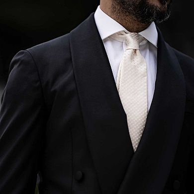 Barbera - Extra Long Silk Jacquard Tie For Men