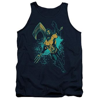 Aquaman Movie Make A Splash Adult Tank Top