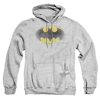 Batman Faded Logo Adult Pull Over Hoodie