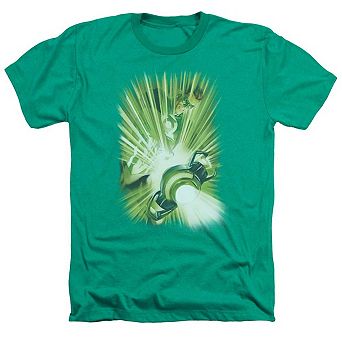 Green Lantern Lanterns Light Adult Heather T-shirt