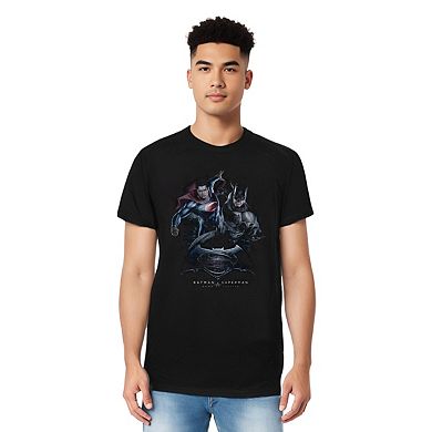 Batman V Superman Team Up Short Sleeve Adult T-shirt