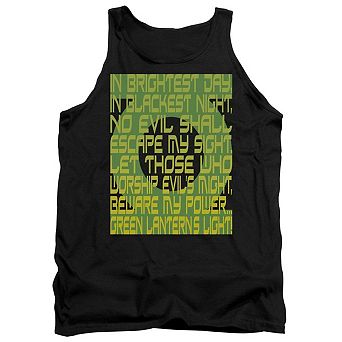 Green Lantern Green Lantern Oath Adult Tank Top