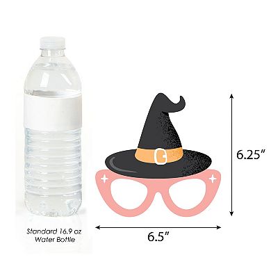 Big Dot Of Happiness Pastel Halloween Glasses And Masks - Paper Photo Booth Props Kit - 10 Count