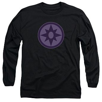 Green Lantern Sapphire Symbol Long Sleeve Adult T-shirt