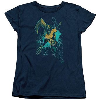 Aquaman Movie Make A Splash Short Sleeve Women´s T-Shirt