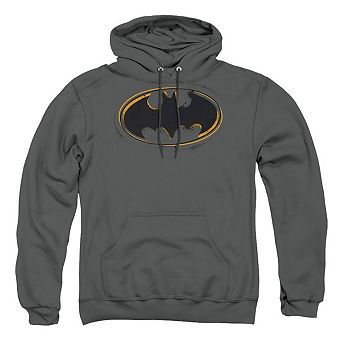 Batman Spray Paint Logo Adult Pull Over Hoodie