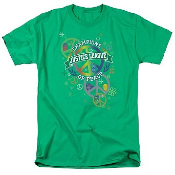 Justice League Of America Peace League Short Sleeve Adult T-shirt