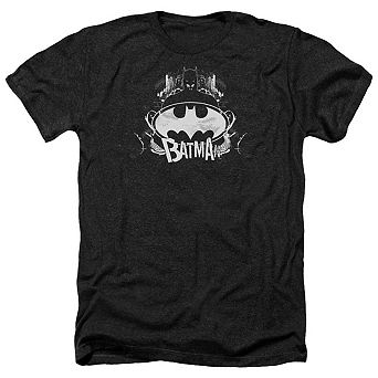 Batman Grim & Gritty Adult Heather T-shirt